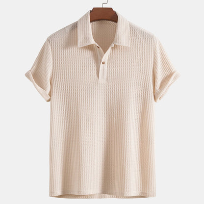 Polo Hombre Punto Waffle
