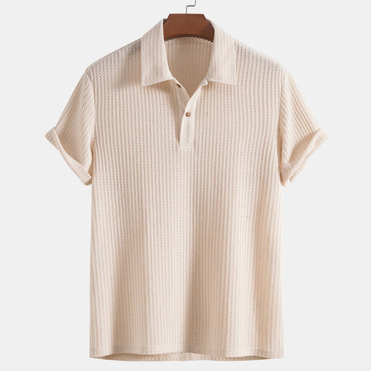 Polo Hombre Punto Waffle