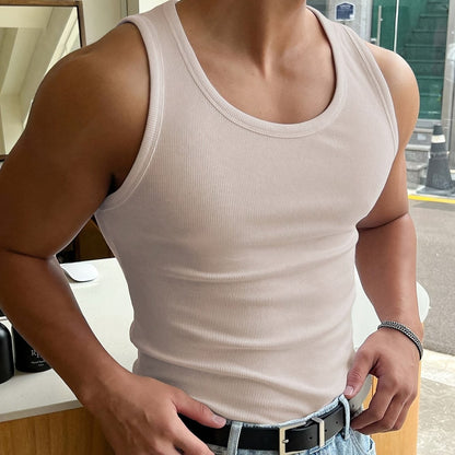 Camiseta Sin Mangas Acanalada