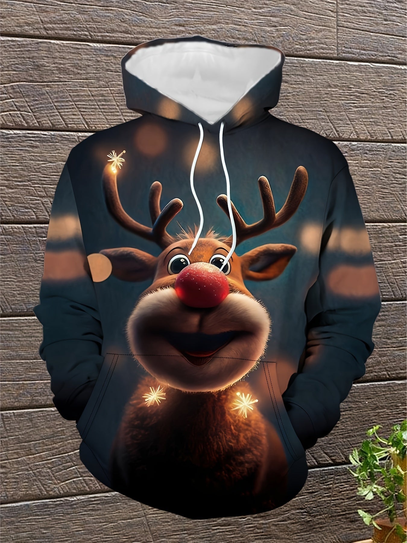 Sudadera Navidad Reno Hombre