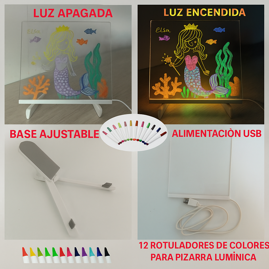 Lámpara Dibujo LED Vallent