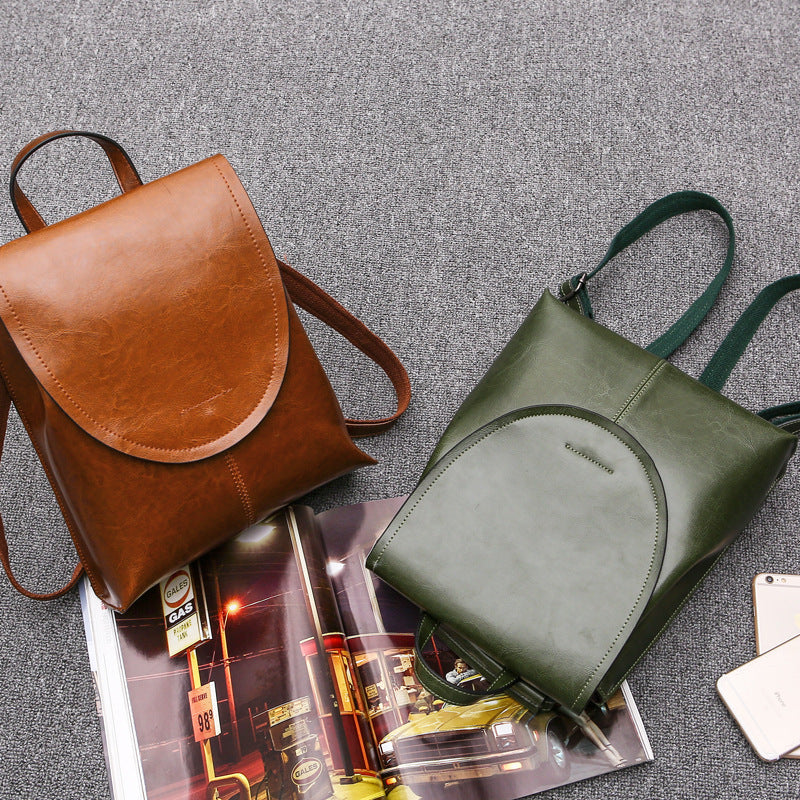 Mochila Cuero Mujer