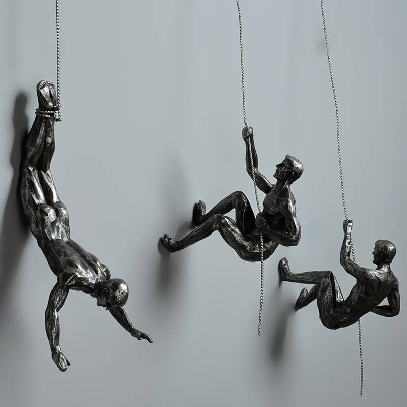 Escultura Pared Escalador