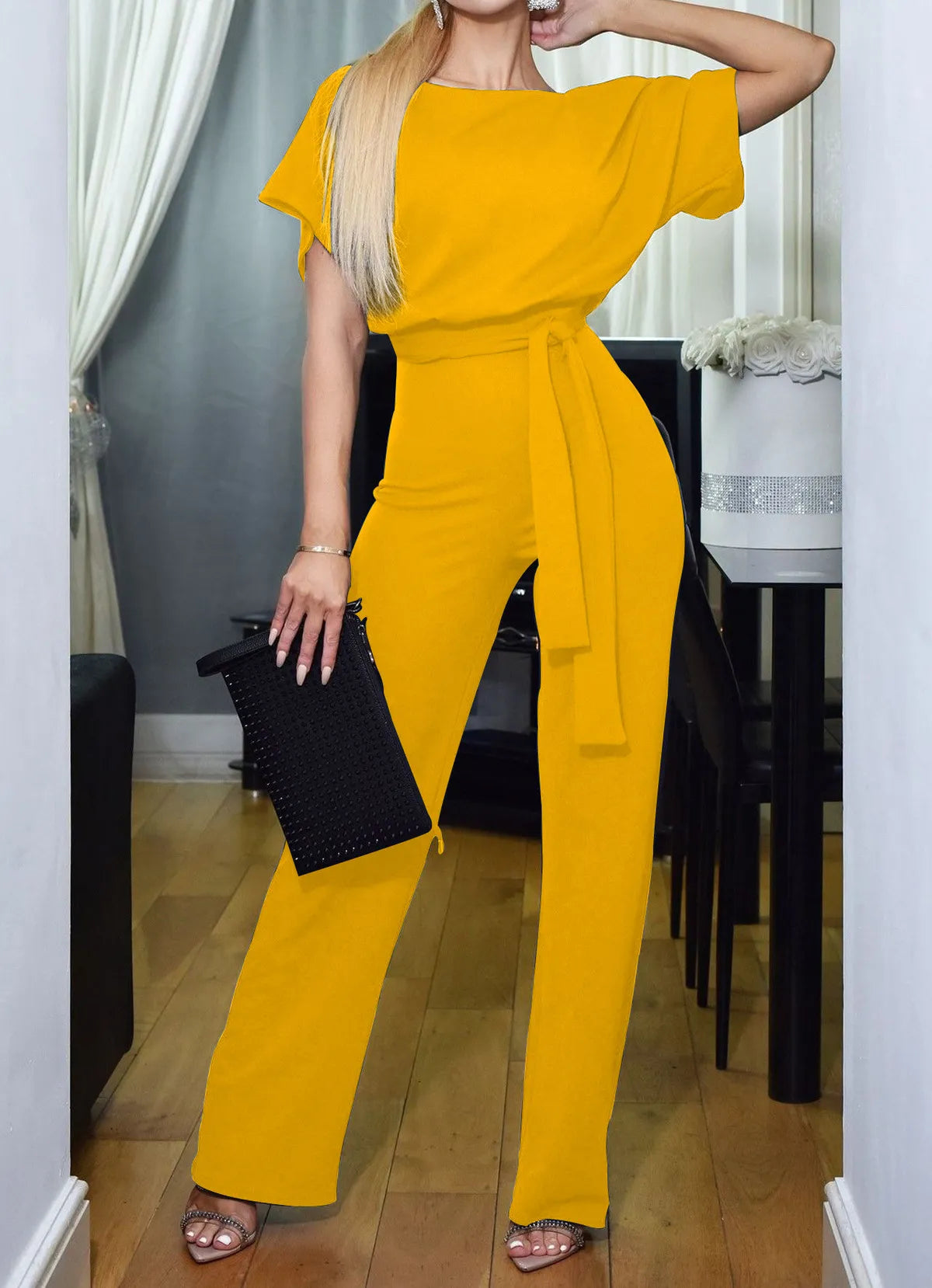 Mono Elegante Cintura Alta