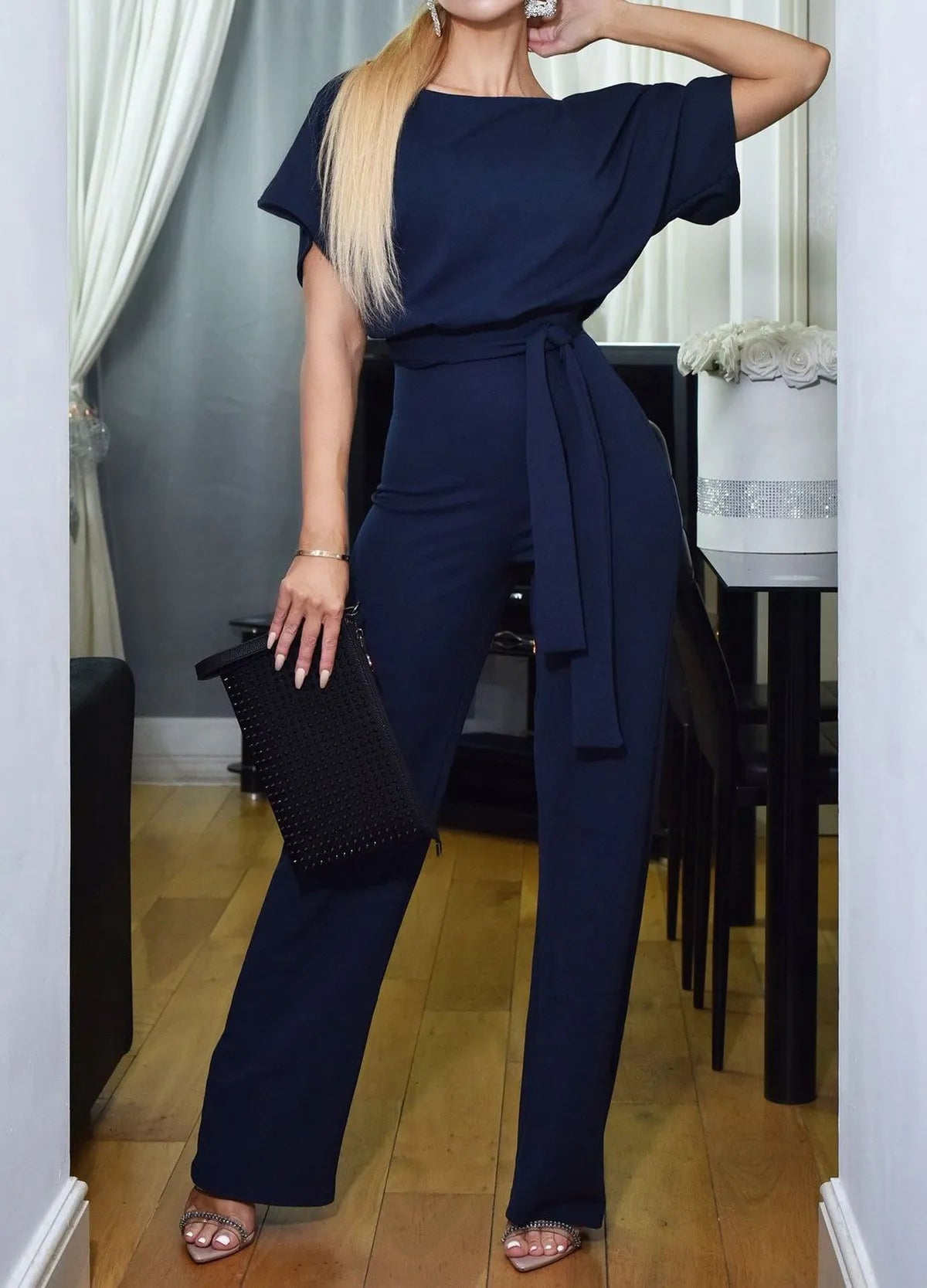 Mono Elegante Cintura Alta