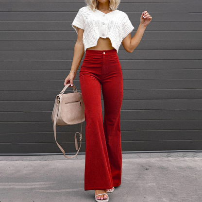 Pantalón Mujer Flare Elegante