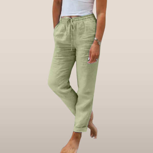 Pantalón Mujer Lino