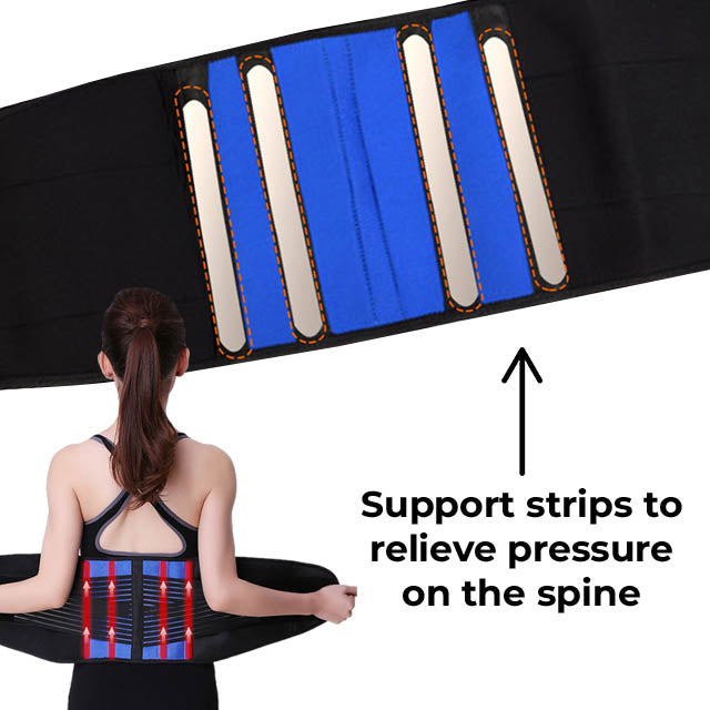 Faja Lumbar Ortopédica con Doble Ajuste – Soporte para Espalda Baja