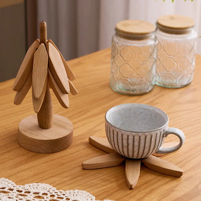 Posavasos Madera Nogal