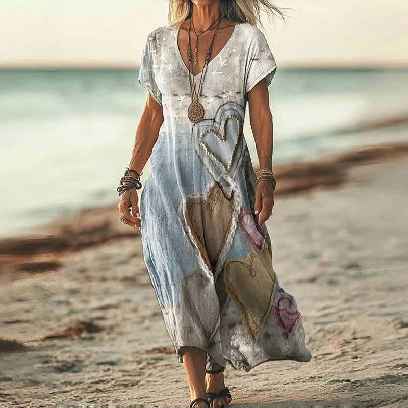 Vestido Mujer Corazones