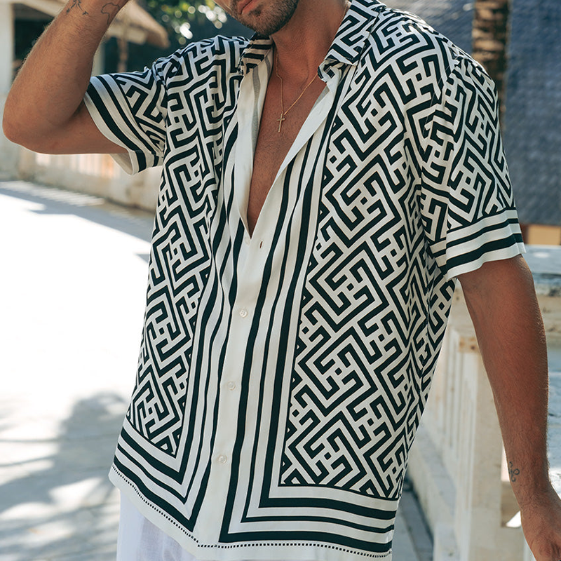 Camisa Hombre Tencel Algodón