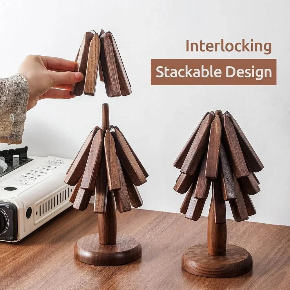 Posavasos Madera Nogal