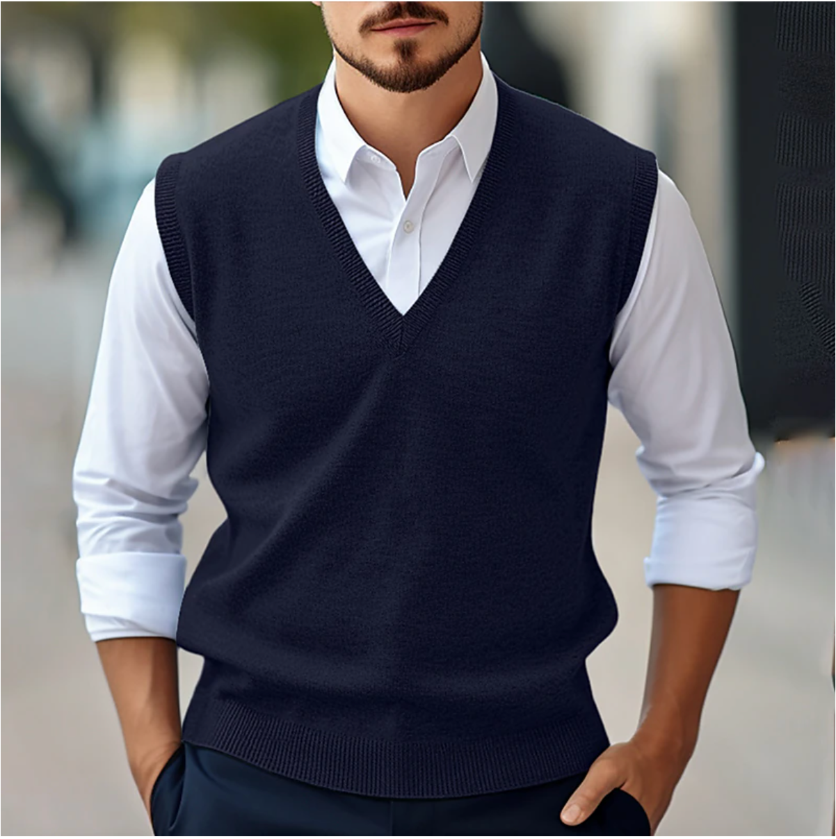 Chaleco Hombre Cuello V