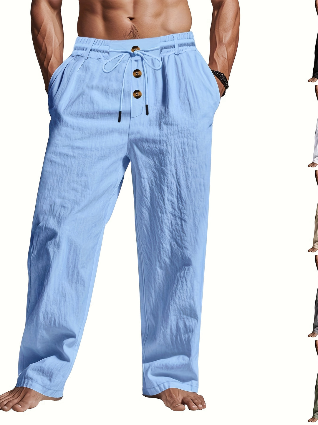 Pantalón Lino Hombre Valencia