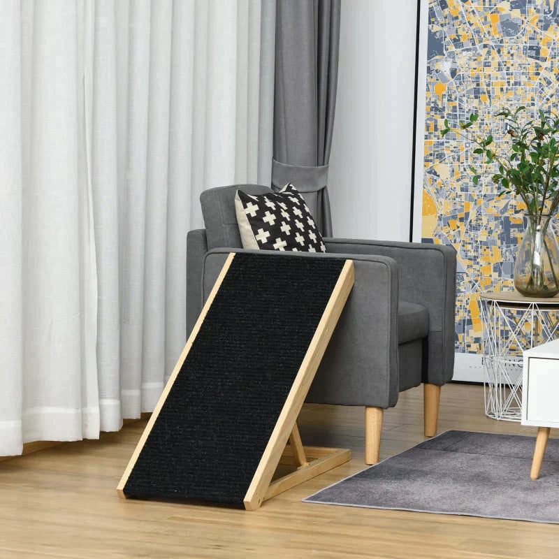 Rampa Mascotas Ajustable Madera