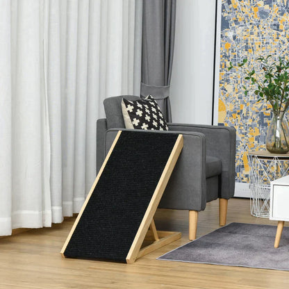 Rampa Mascotas Ajustable Madera