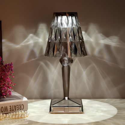 Lámpara Mesa Cristal Brillante