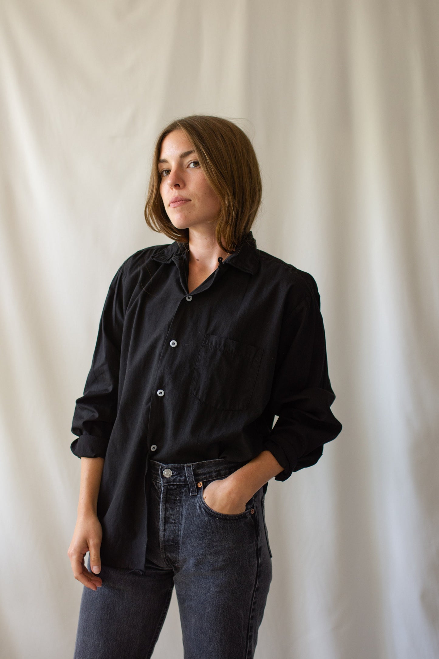 Camisa Vintage Negra