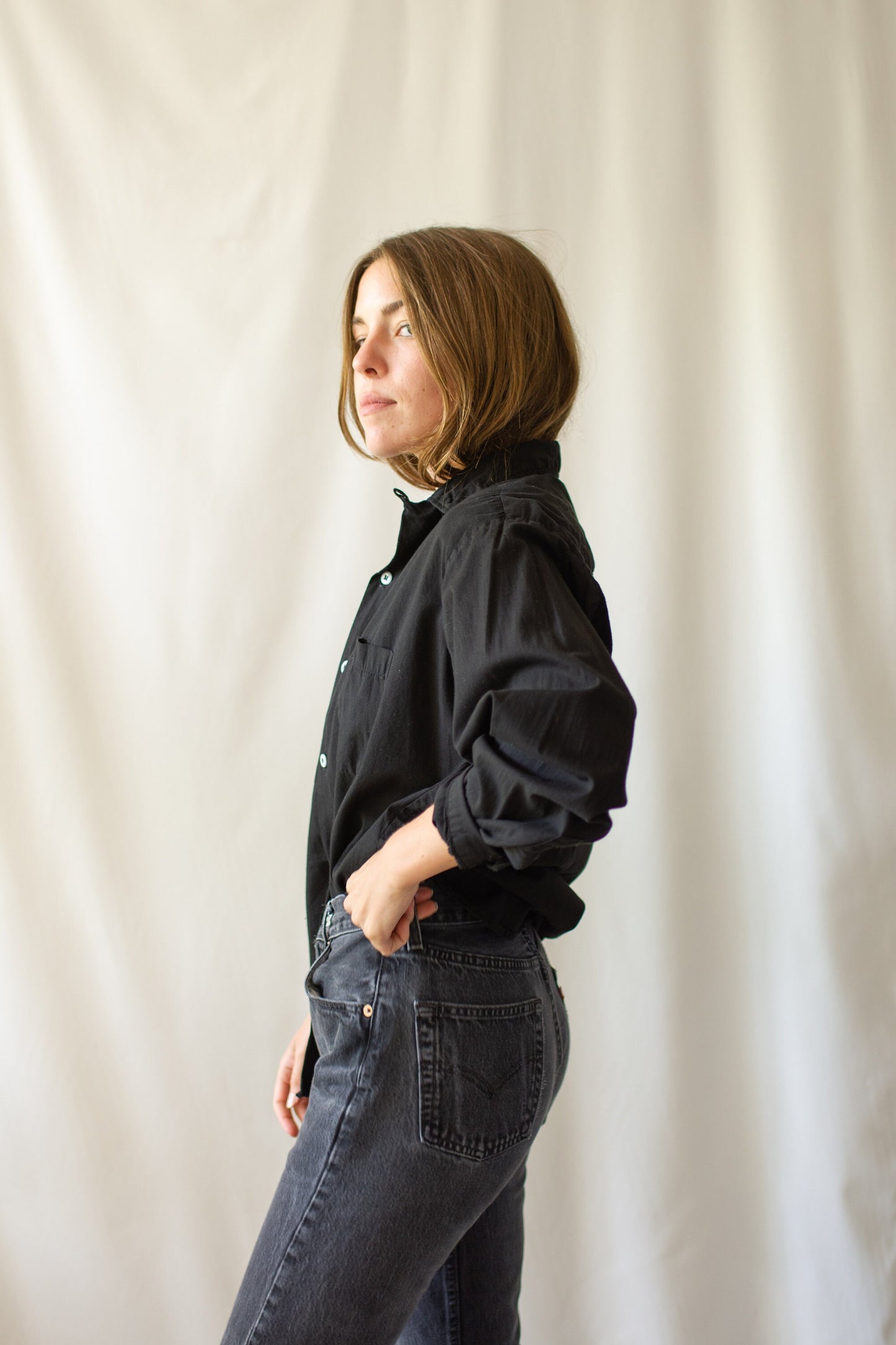 Camisa Vintage Negra