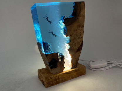 Lámpara Resina Buceo