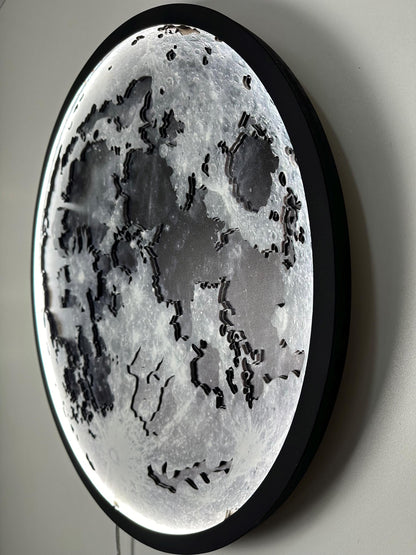 Lámpara Pared Luna LED