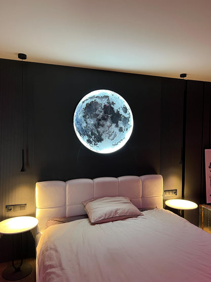 Lámpara Pared Luna LED