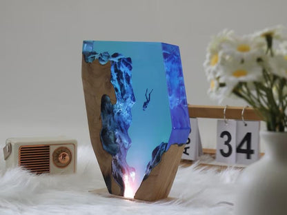 Lámpara Resina Buceo