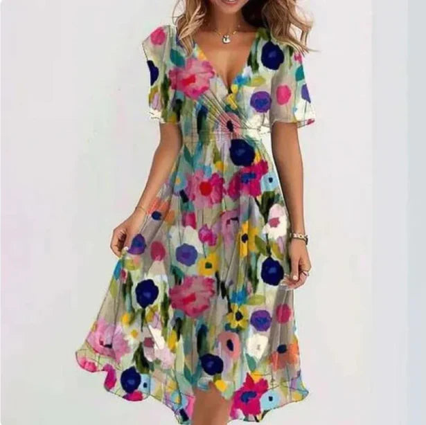 Vestido Cruzado Midi Verano