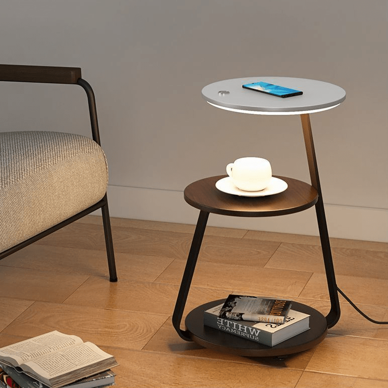 Mesa Auxiliar LED Inalámbrica