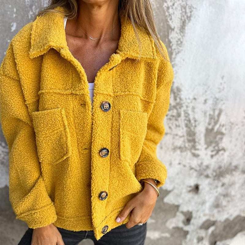 Abrigo Teddy Fleece Mujer