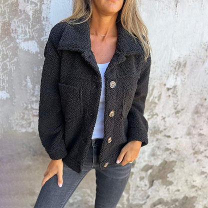Abrigo Teddy Fleece Mujer