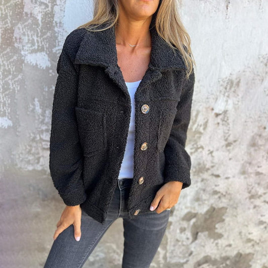 Abrigo Teddy Fleece Mujer