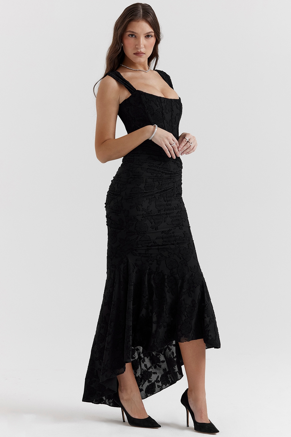 Vestido Encaje Largo