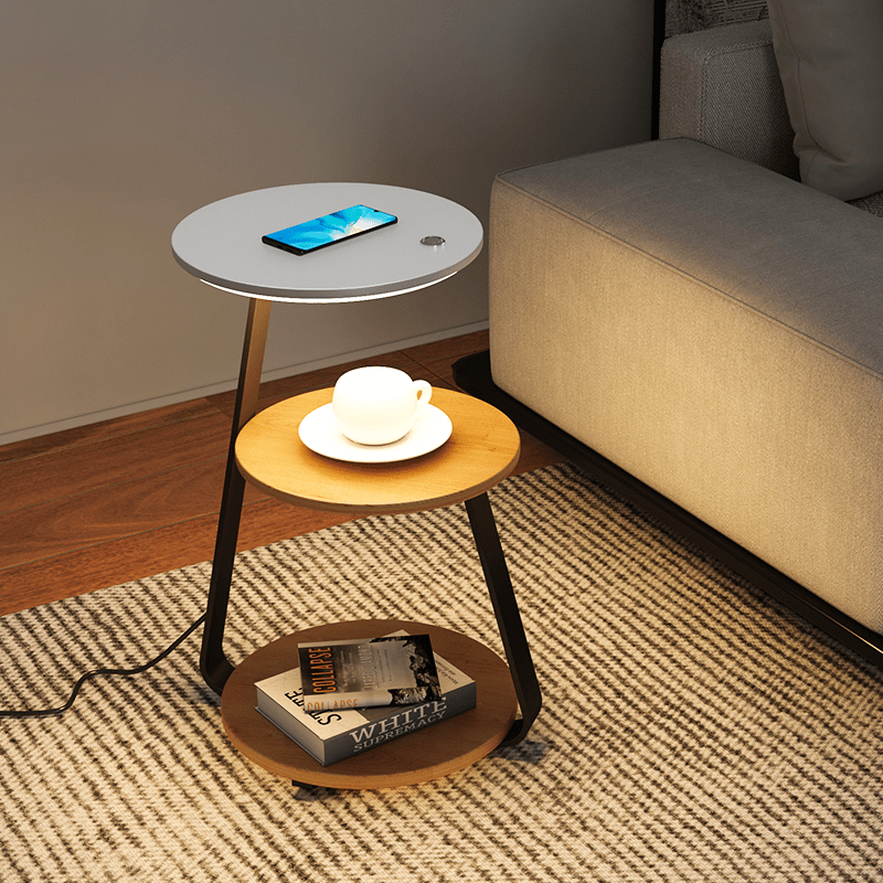 Mesa Auxiliar LED Inalámbrica