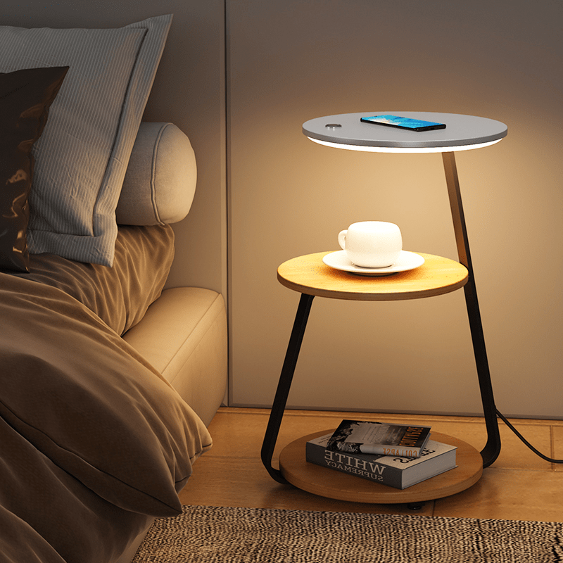 Mesa Auxiliar LED Inalámbrica