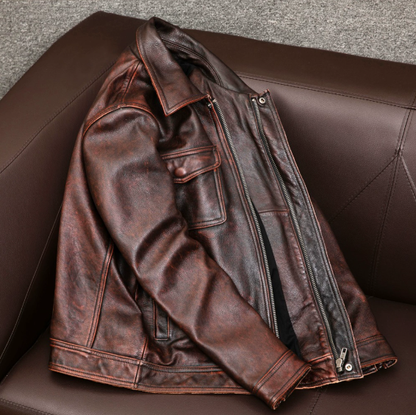Chaqueta Cuero Hombre