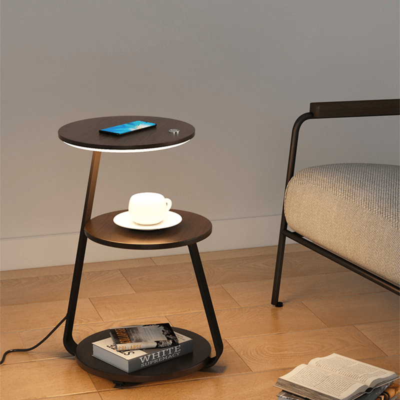 Mesa Auxiliar LED Inalámbrica