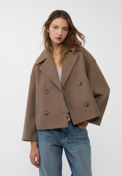 Chaqueta Mujer Corta Doble