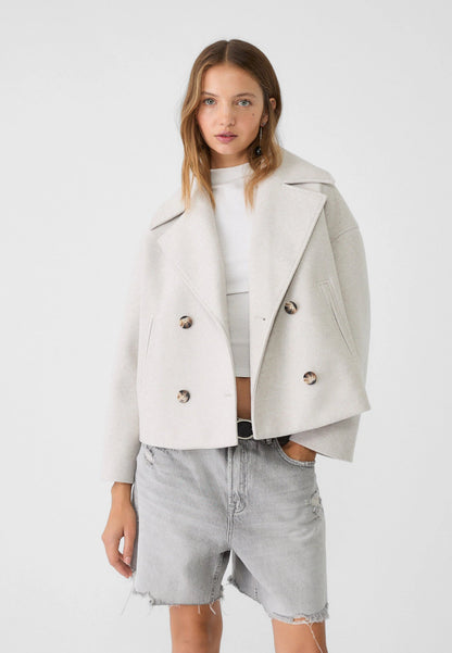Chaqueta Mujer Corta Doble