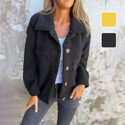 Abrigo Teddy Fleece Mujer