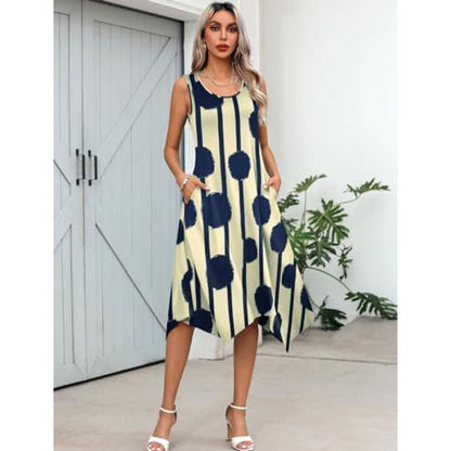 Vestido Midi Abstracto
