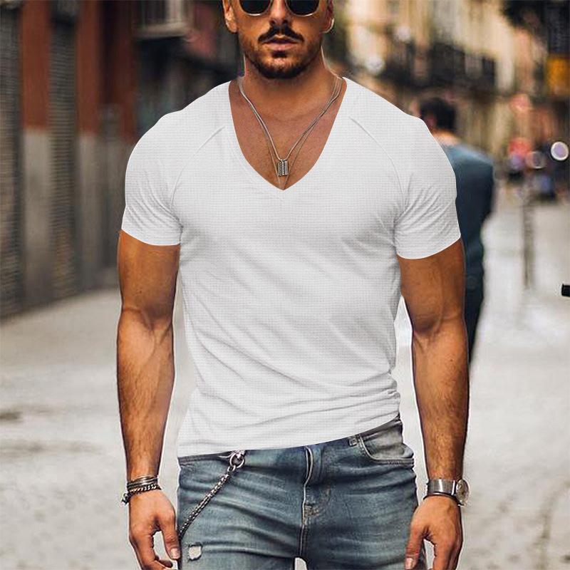Camiseta Hombre Punto Waffle