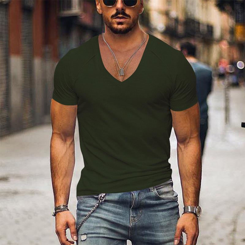 Camiseta Hombre Punto Waffle