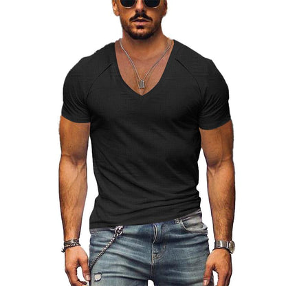 Camiseta Hombre Punto Waffle