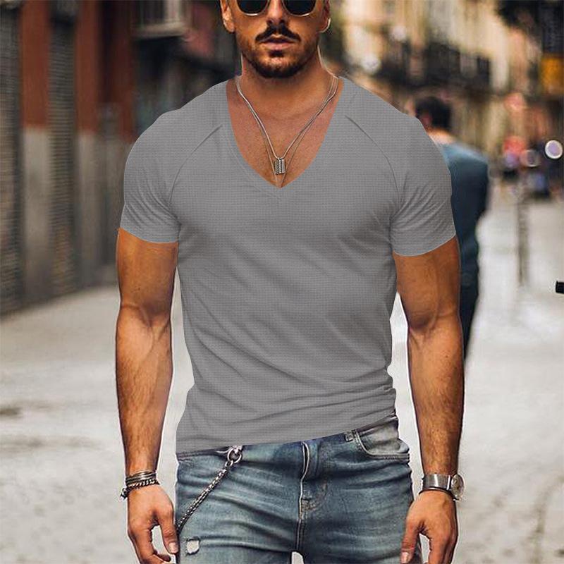 Camiseta Hombre Punto Waffle