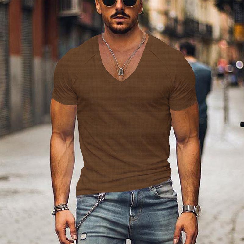Camiseta Hombre Punto Waffle