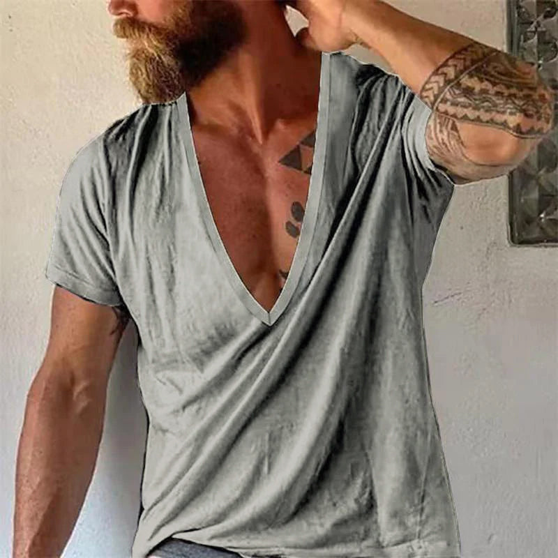 Camiseta Hombre Cuello V