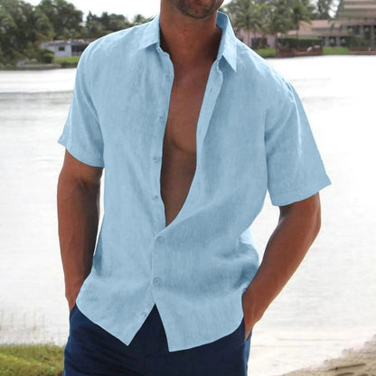 Camisa Lino Hombre Sevilla