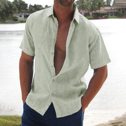 Camisa Lino Hombre Sevilla
