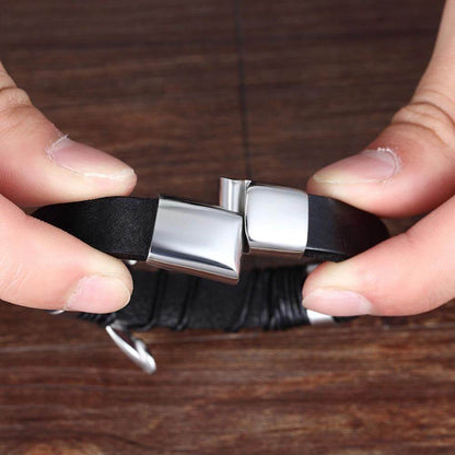 Pulsera Cuero Hombre